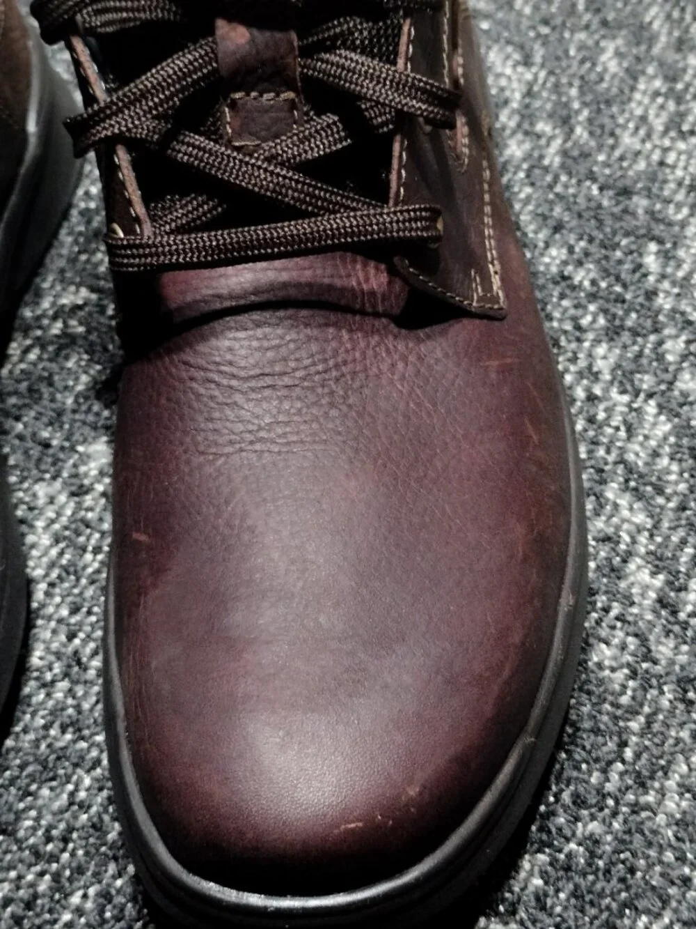Clark’s Cotrell Rise Brown Oily Leather Lace Up Chukka Boots Size 12 M Men's NEW